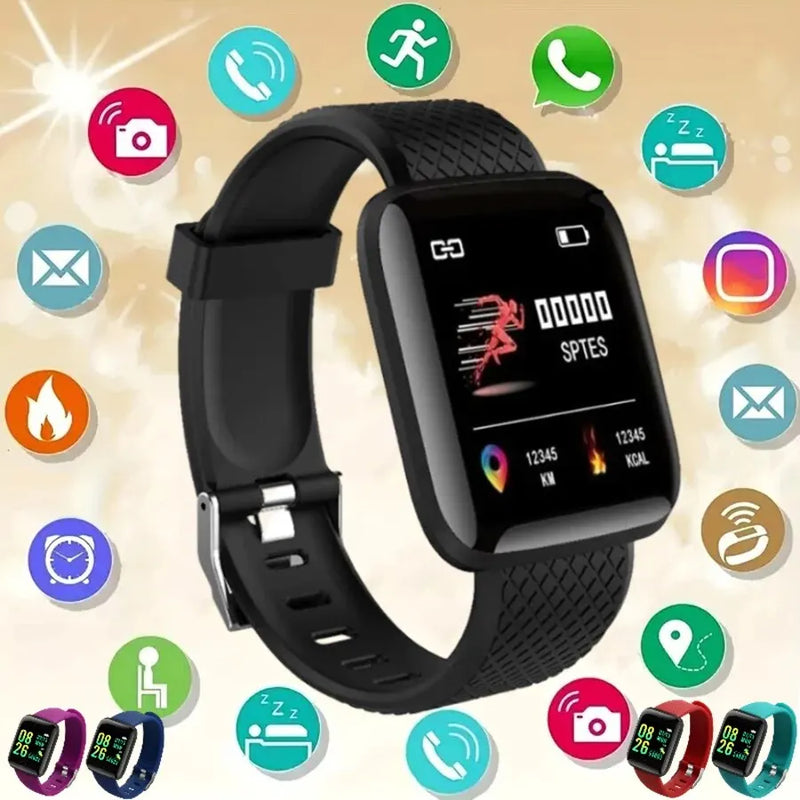 Multifuncional Smart Watch For Men Women Kids Message Remind Music Control Sport Step Calories D13 Smartwatch Alarm Clock 116Plus